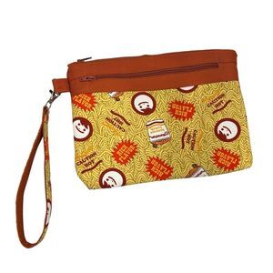 Ramen Novelty Wristlet with Pockets Handmade Brand New